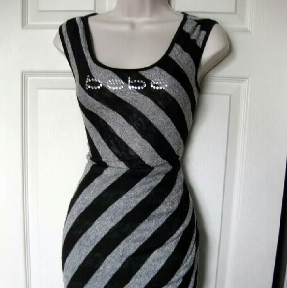 Bebe logo sweater dress